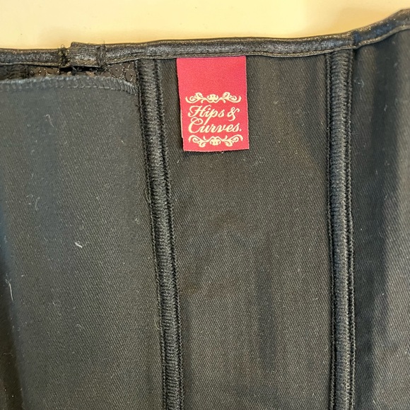 Hips and Curves black sequin corset Sz 18 20 2x - Picture 6 of 10